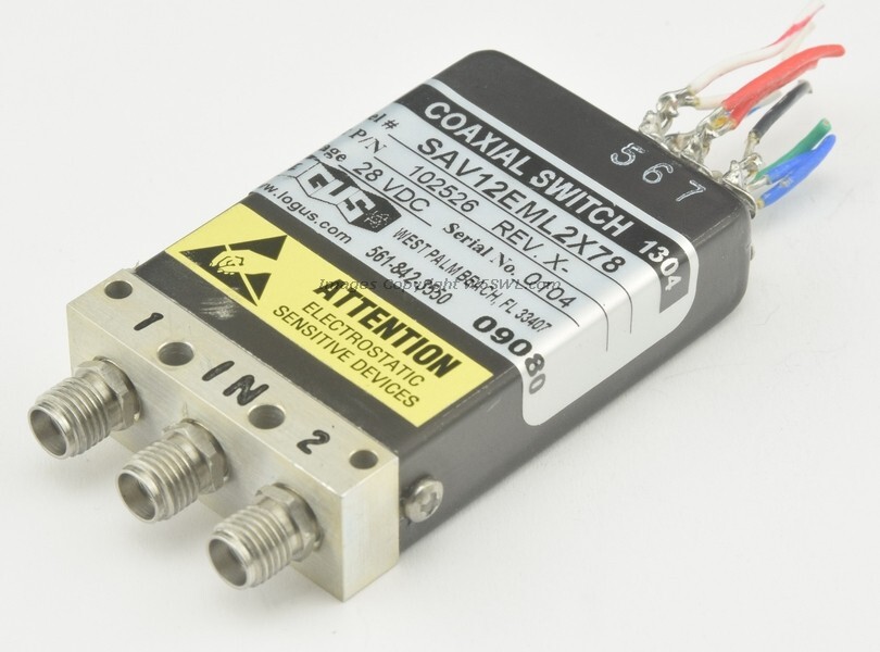 Logus RF Coaxial Switch SAV12EML2X78 SMA 28VDC