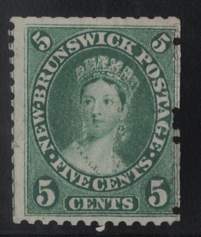 #8 New-Brunswick Canada mint no gum