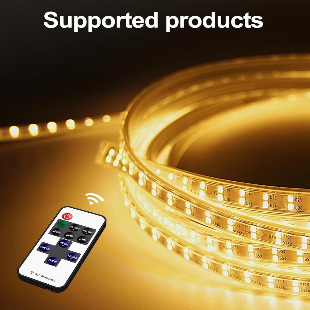 Smart Dimming Solutions - 2 Pack RF LED Controllers for Various Strips