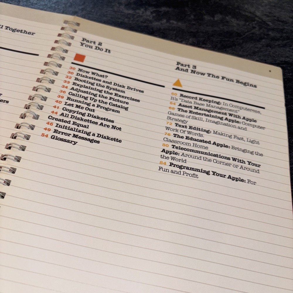 Apple Computer Family System Owner's / Reference Setup Guide 1981 #R