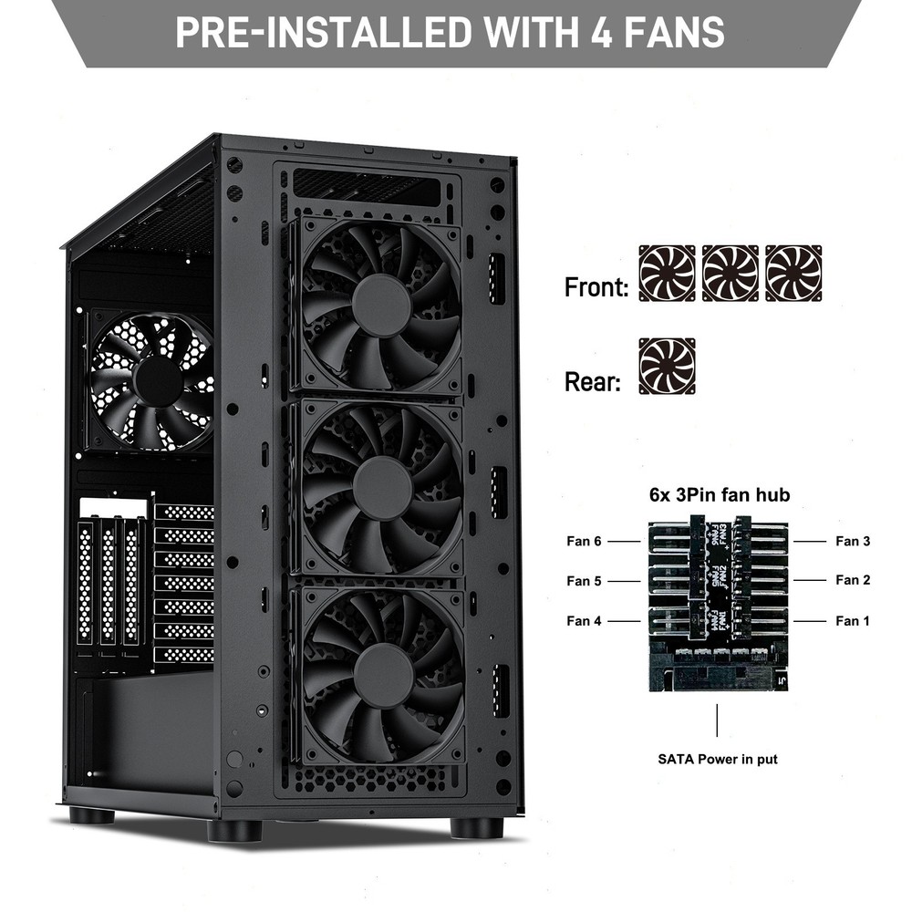 DARKROCK Classico Max Storage Master E-ATX Computer Case