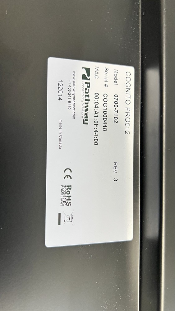 Cognito 2 PRO512 Lighting Console By Pathway Connectivity with 512 Outputs