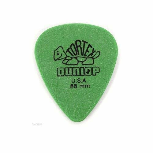 Dunlop Tortex Standard Player's Pack, .88mm, Green, 12 picks