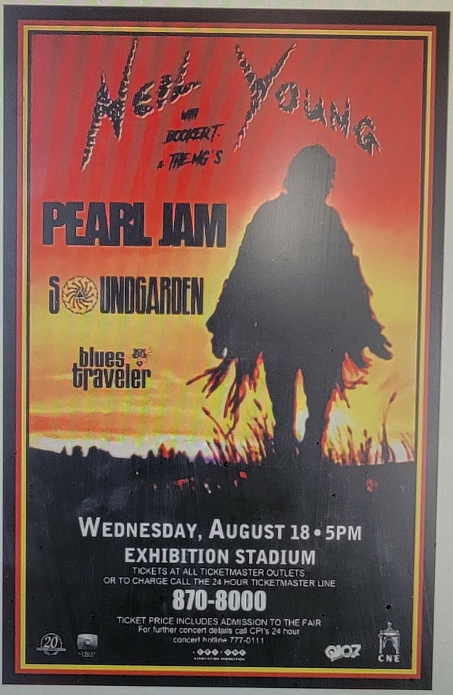 Neil Young Toronto Tour Poster