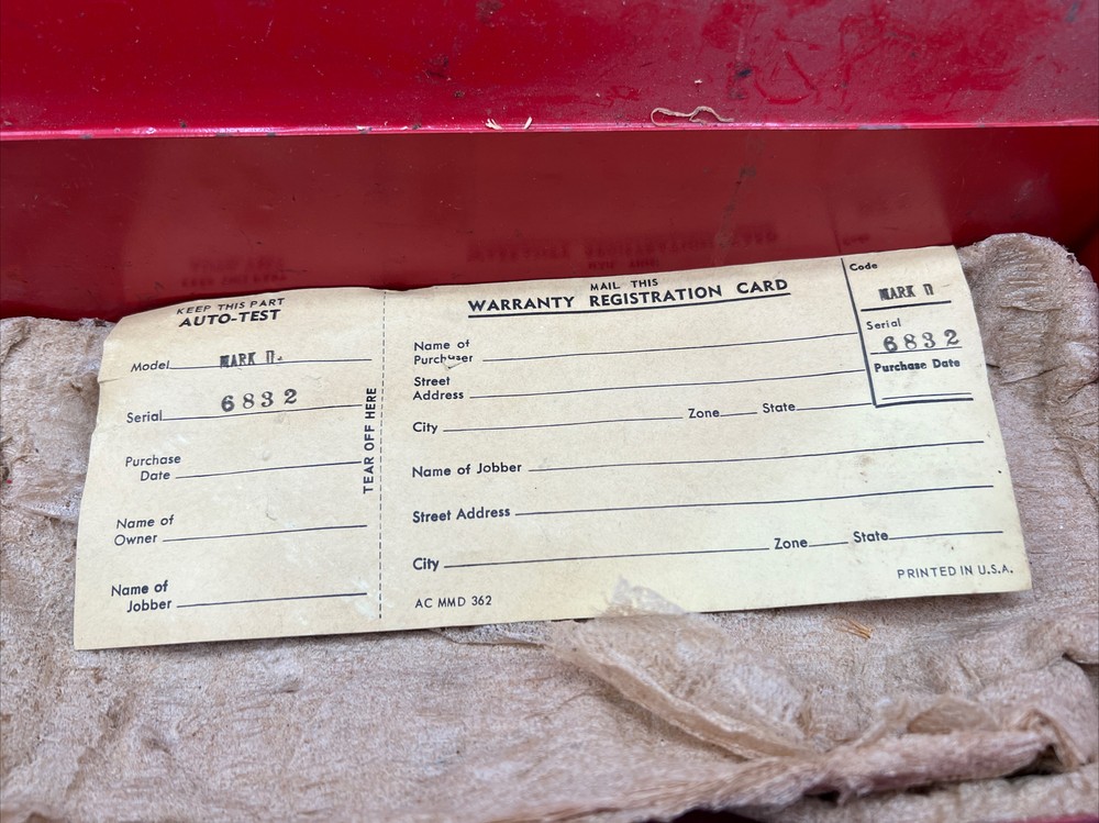 Auto-Test Mark II Compress Aid Kit