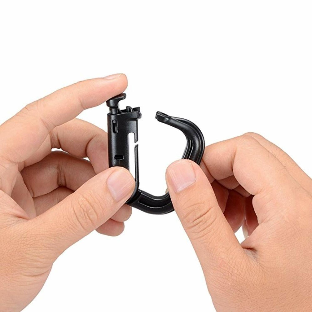 10pcs Tactical Backpack D-Ring Attachment Clips for Molle Buckle Bag Quick Lock