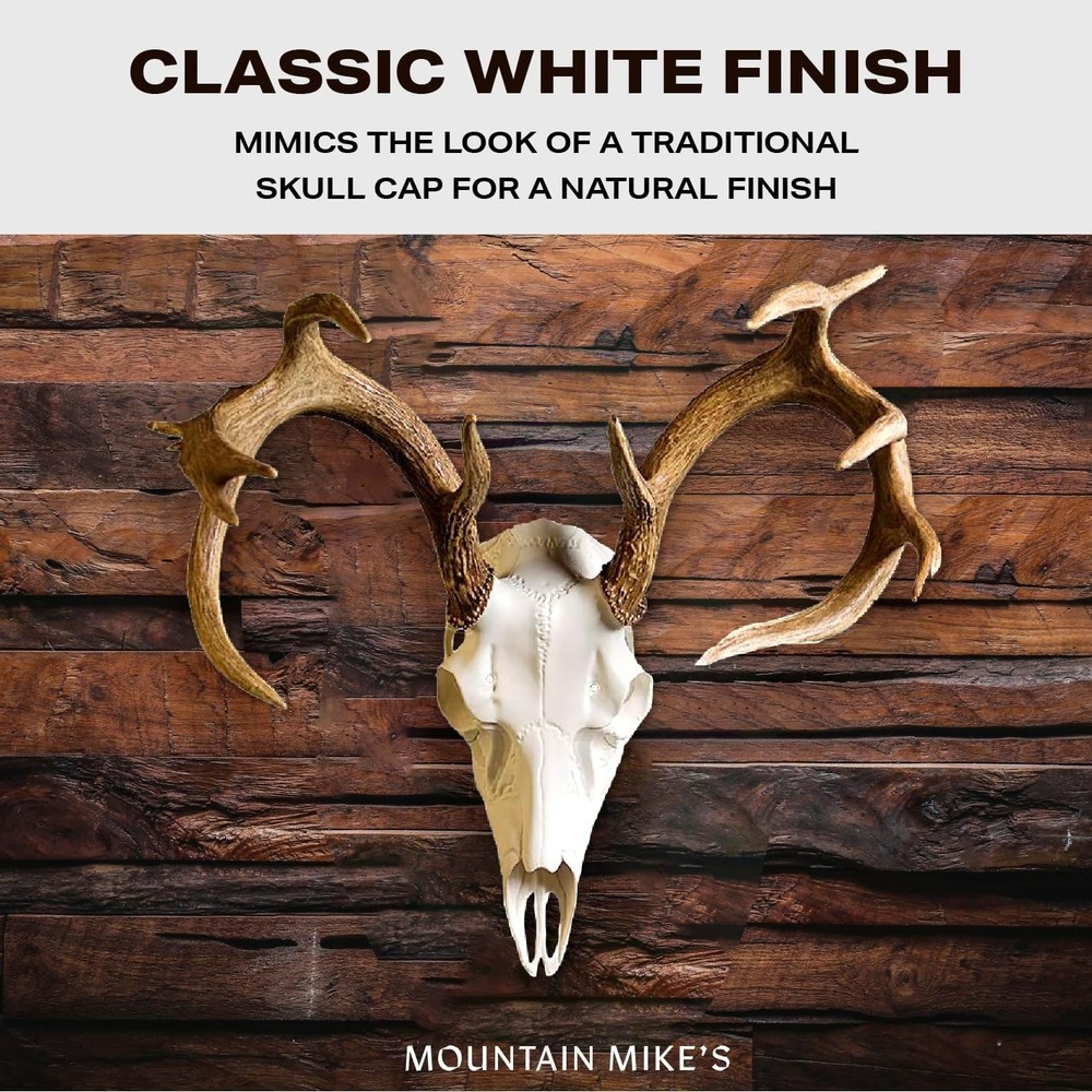 Universal Antler Mounting Kit with Interchangeable Sections – Natural Finish