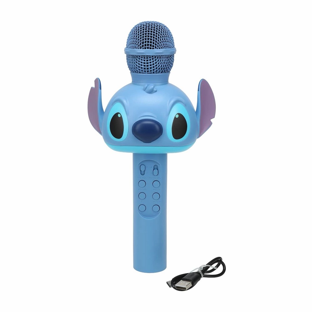 🎤 Stitch Bluetooth LED Karaoke Microphone & Wireless Speaker🎤