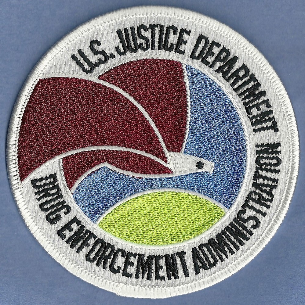 U.S. DEA DRUG ENFORCEMENT ADMINISTRATION PATCH