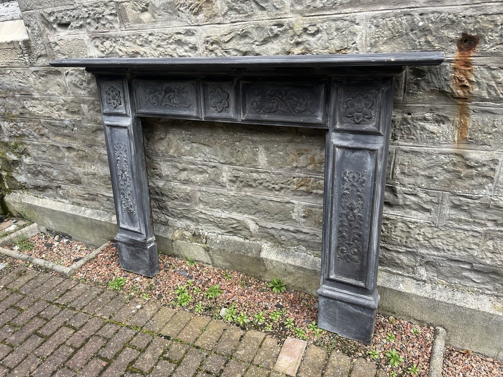 Victorian Slate Effect Fire Surround / Victorian Fire Surround