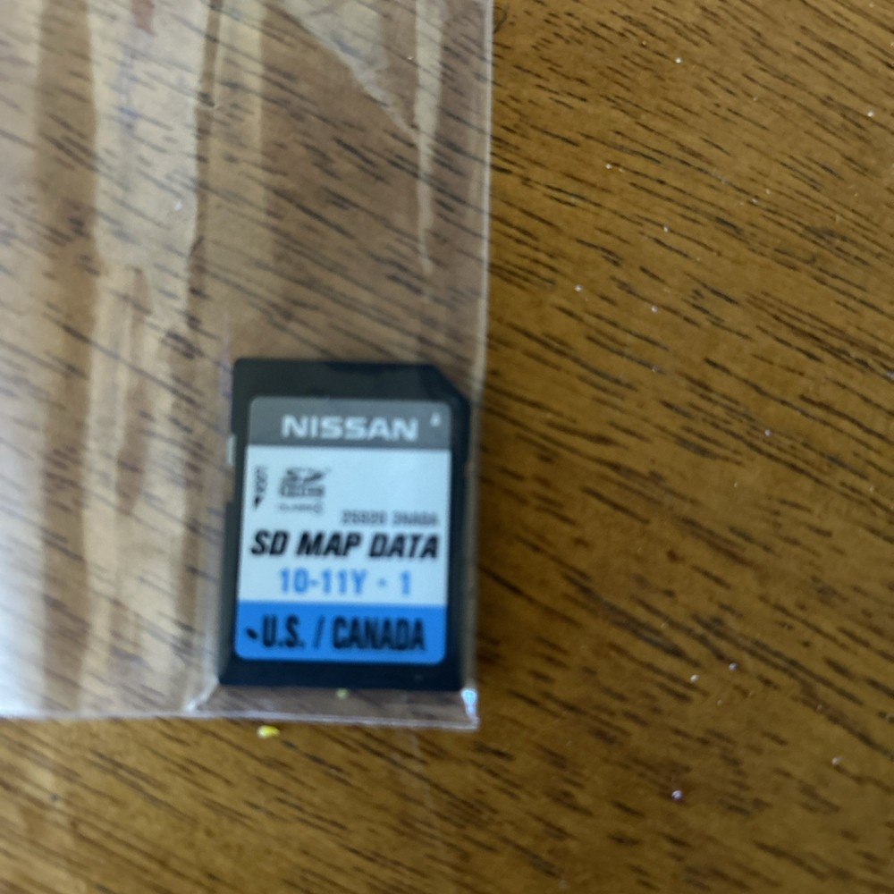 2011 Nissan Leaf SD NAVIGATION MEMORY CARD
