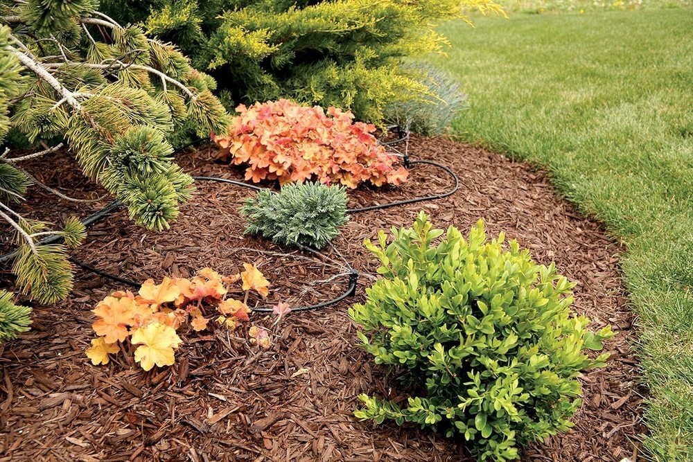 Water-Efficient Micro-Bubbler Stake, Half Circle Pattern - 0-3' Adjustable Spray