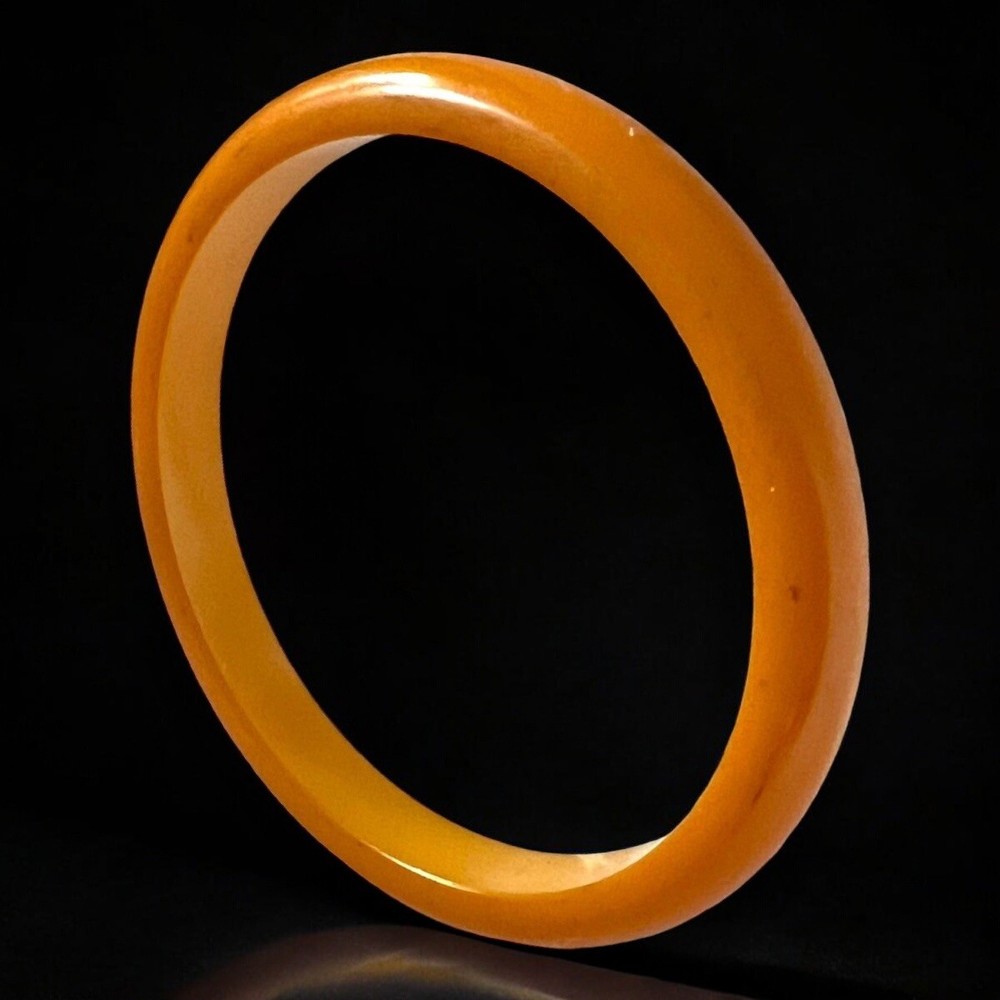 Bakelite Bangle Spacer Stackable Butterscotch Tested Vintage MCM