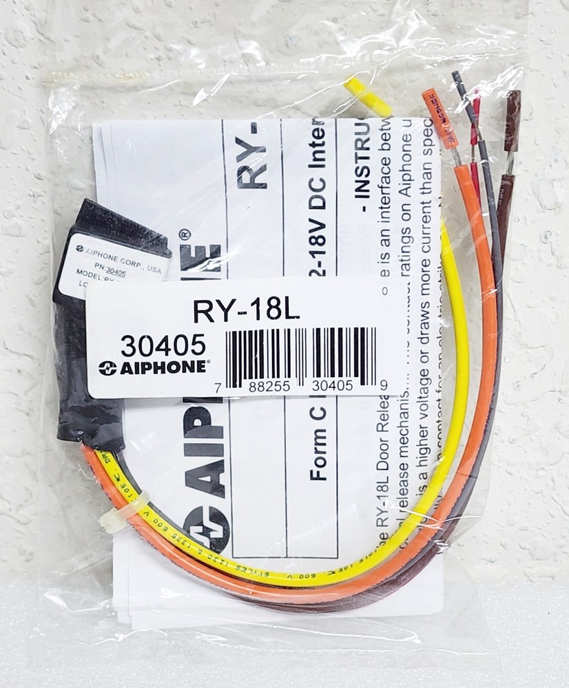 Aiphone RY-18L Form C Relay for 12-18V DC
