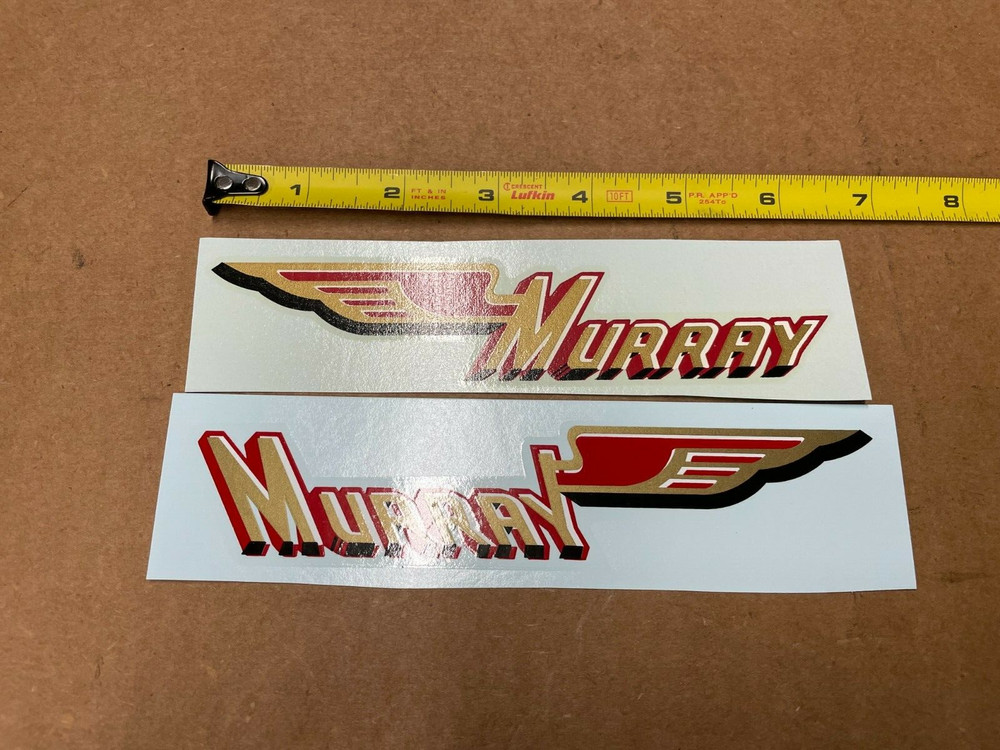 Mint Original Murray Wings Bicycle Decal Set