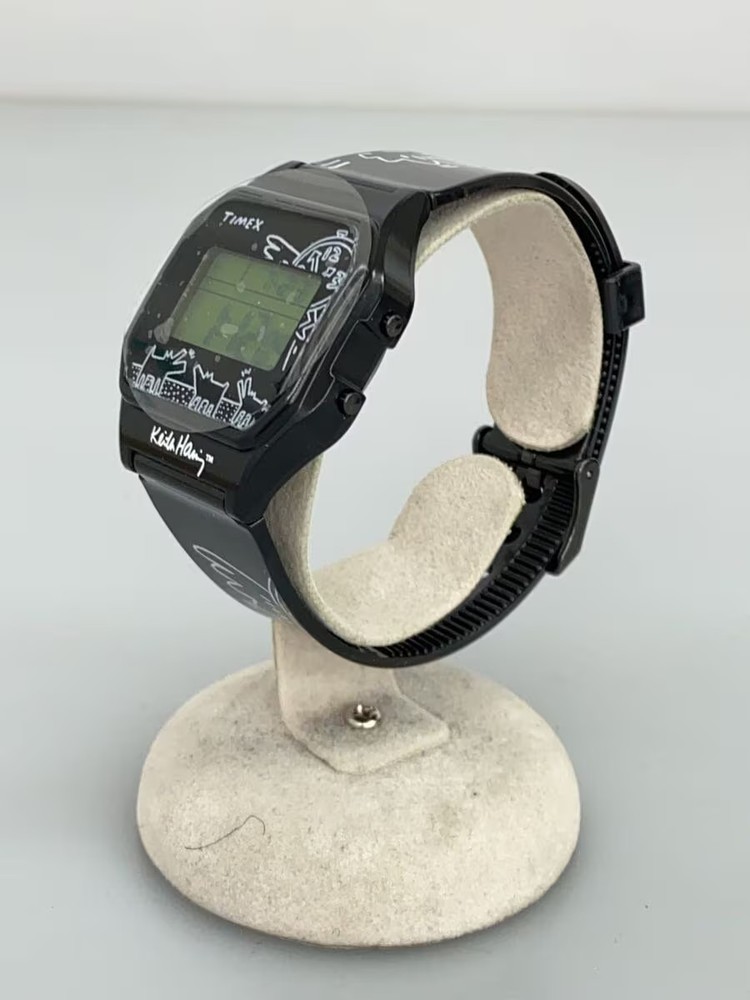 TIMEX Watch Digital Rubber BLK BLK