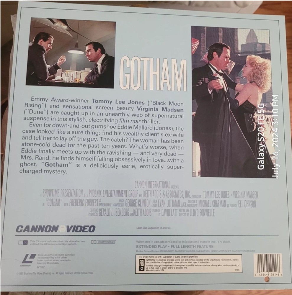 Gotham (Laserdisc)