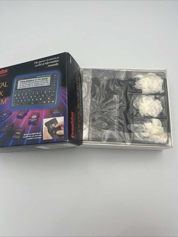 VINTAGE DBS-2 FRANKLIN DIGITAL BOOK SYSTEM 1993 With Physicians Desk Reference