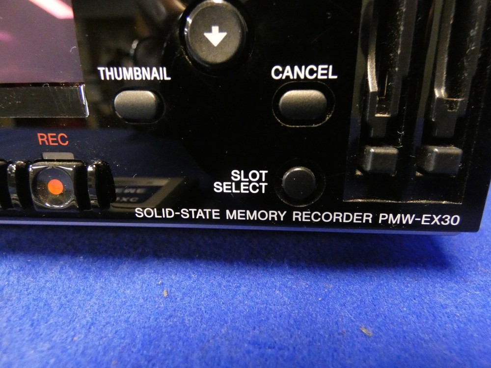 Sony PMW-EX30 Solid-State Memory Recorder w/External Power Supply, Card Adapter