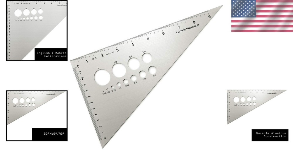 Professional 30-60-90 Degree Drafting Triangle