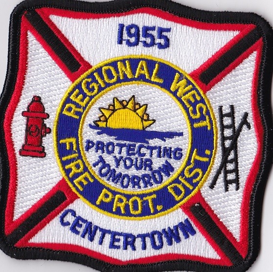 Centertown Regional West Fire Prot. District Firefighter Patch