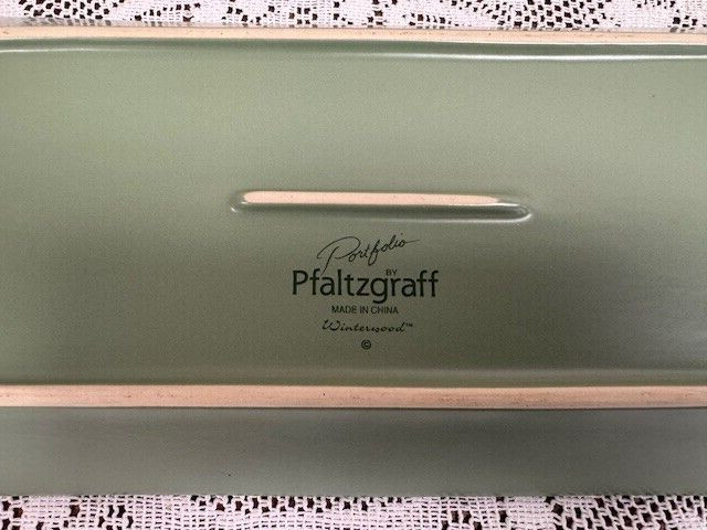 Pfaltzgraff - Winterwood - Rectangular Serving Tray - 11 1/4" - USA