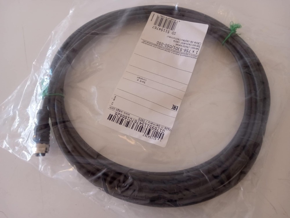 WAGO 756-5301/050-0050,Sensor/Actuator cable; M12A socket; straight; 5-pole;