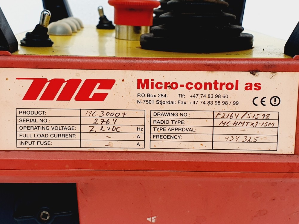 MICRO CONTROL MC-3000 + Winch Radio Remote Control # 1