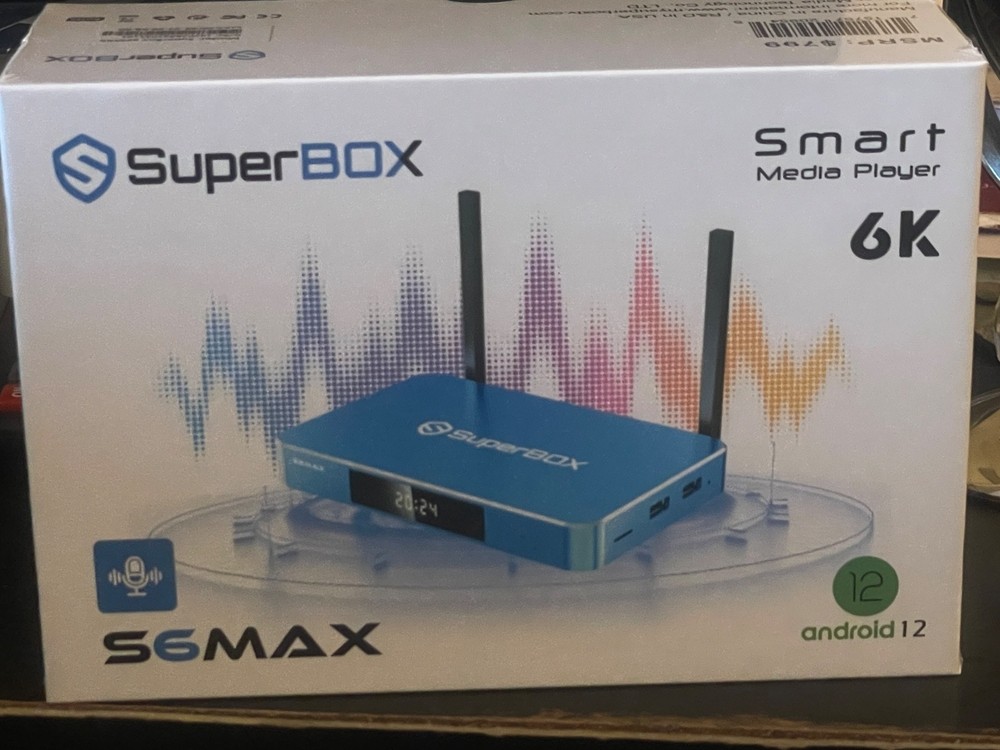 Superbox S6 Max Smart TV Box Android Streaming Media Player