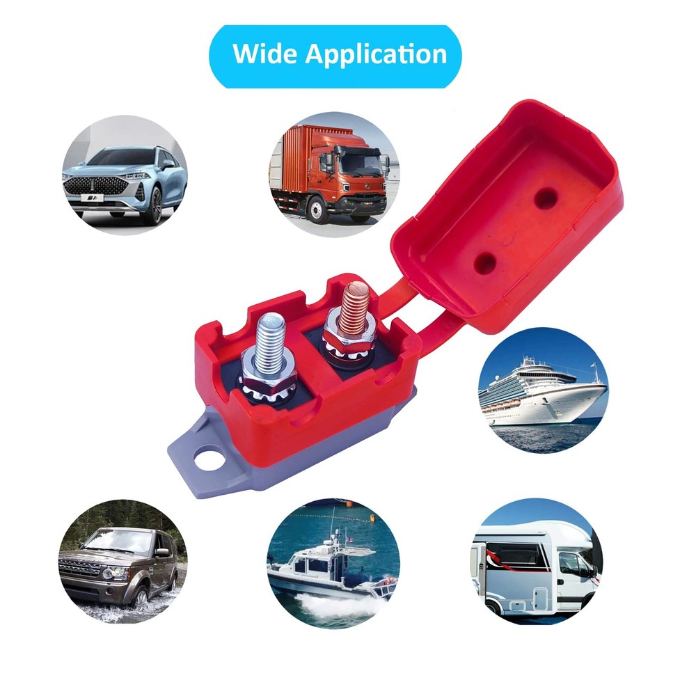 Tiwerlfe Stud Type Circuit Breakers Auto Reset Lengthwise Bracket Grey