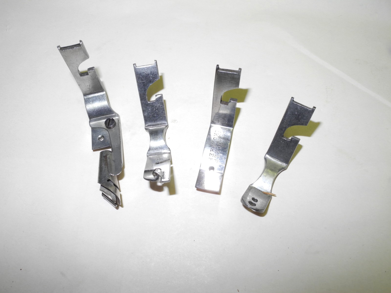 VINTAGE WHEELER & WILSON AND SINGER ACCESSORY BOX LOADED WITH PARTS, GOOD SHAPE