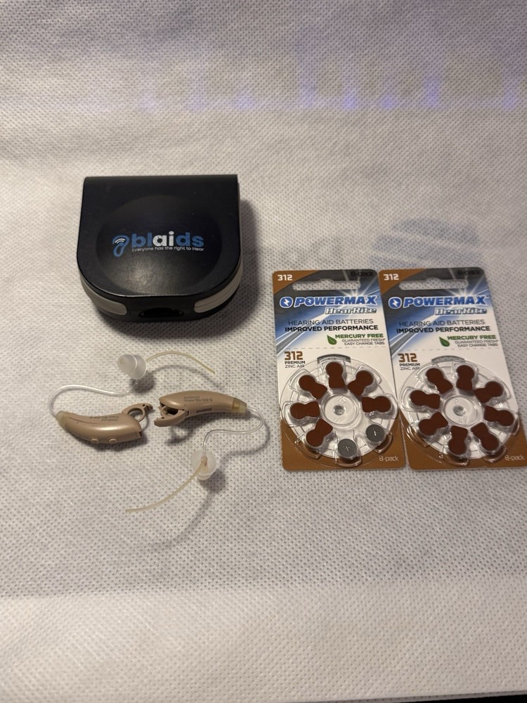 BlaidsX Pro Programmable Hearing Aids Noise Cancellation Mobile App Hearing Test