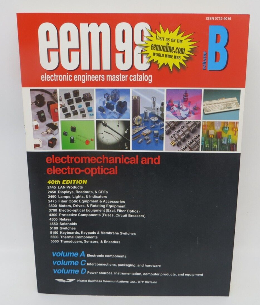 EEM 98 Electronic Engineers Master Catalog Volume B Electromechanical