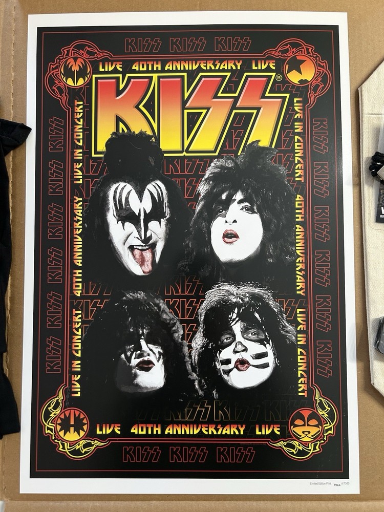 NEW - KISS 40th Anniversary Live Tour VIP Package 2014 EXCLUSIVE LIMITED EDITION