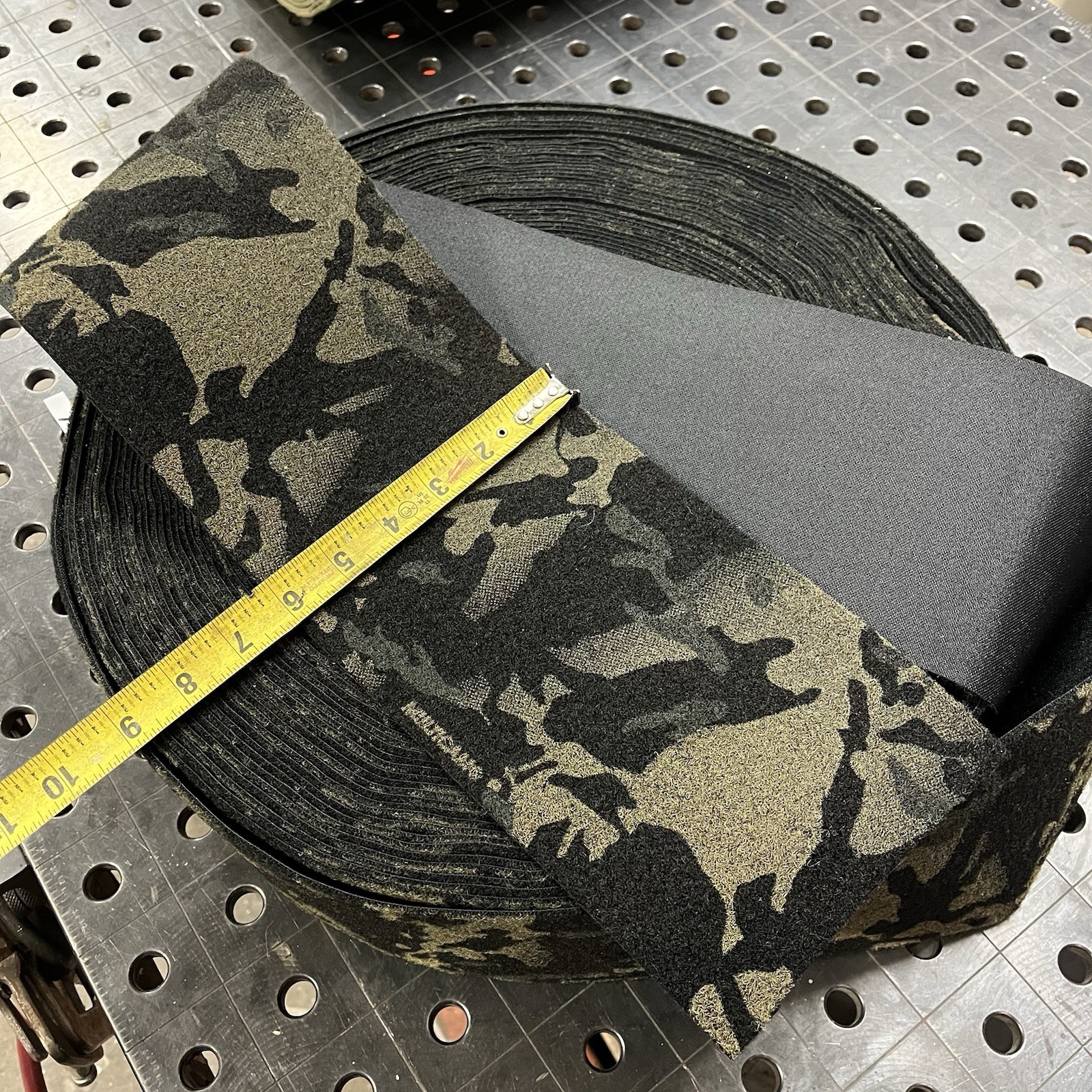 6" Velcro® Brand - LOOP - MIL-SPEC Black Multicam Camoflague SEW-ON TYPE 1 YARD