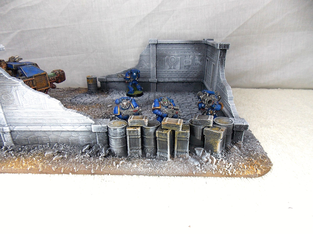 WARGAMING TERRAIN PAINTED BUILDING