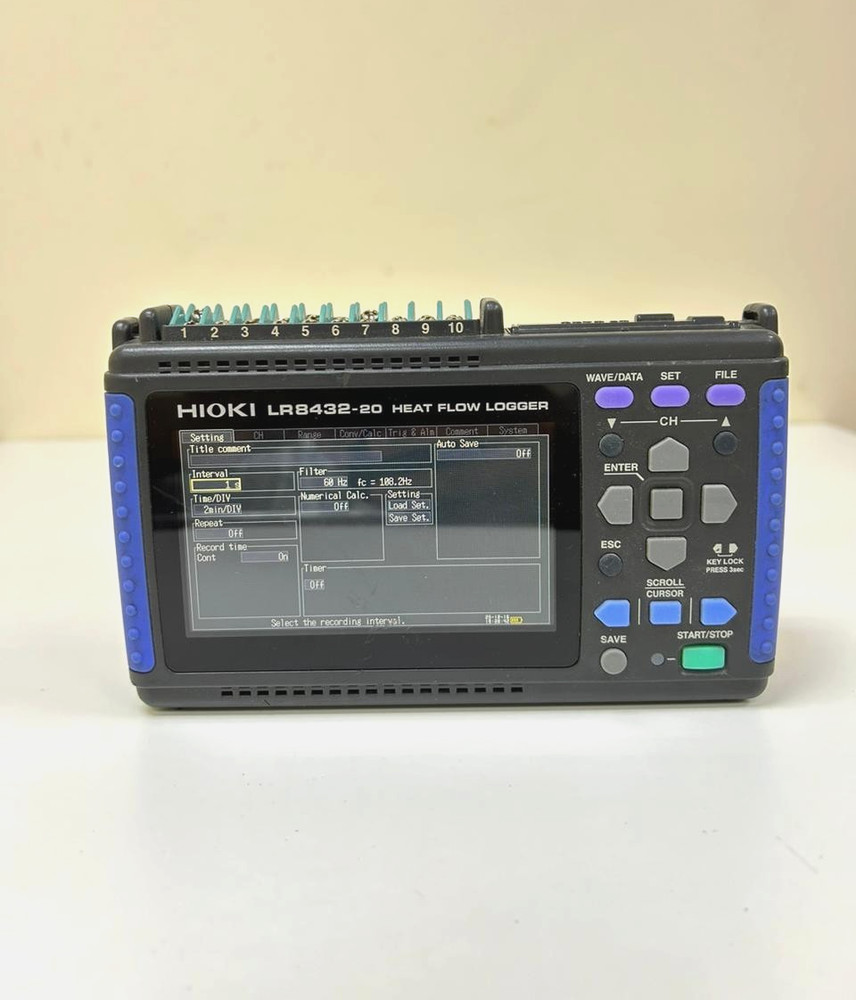 HIOKI LR8432-20 HEAT FLOW LOGGER
