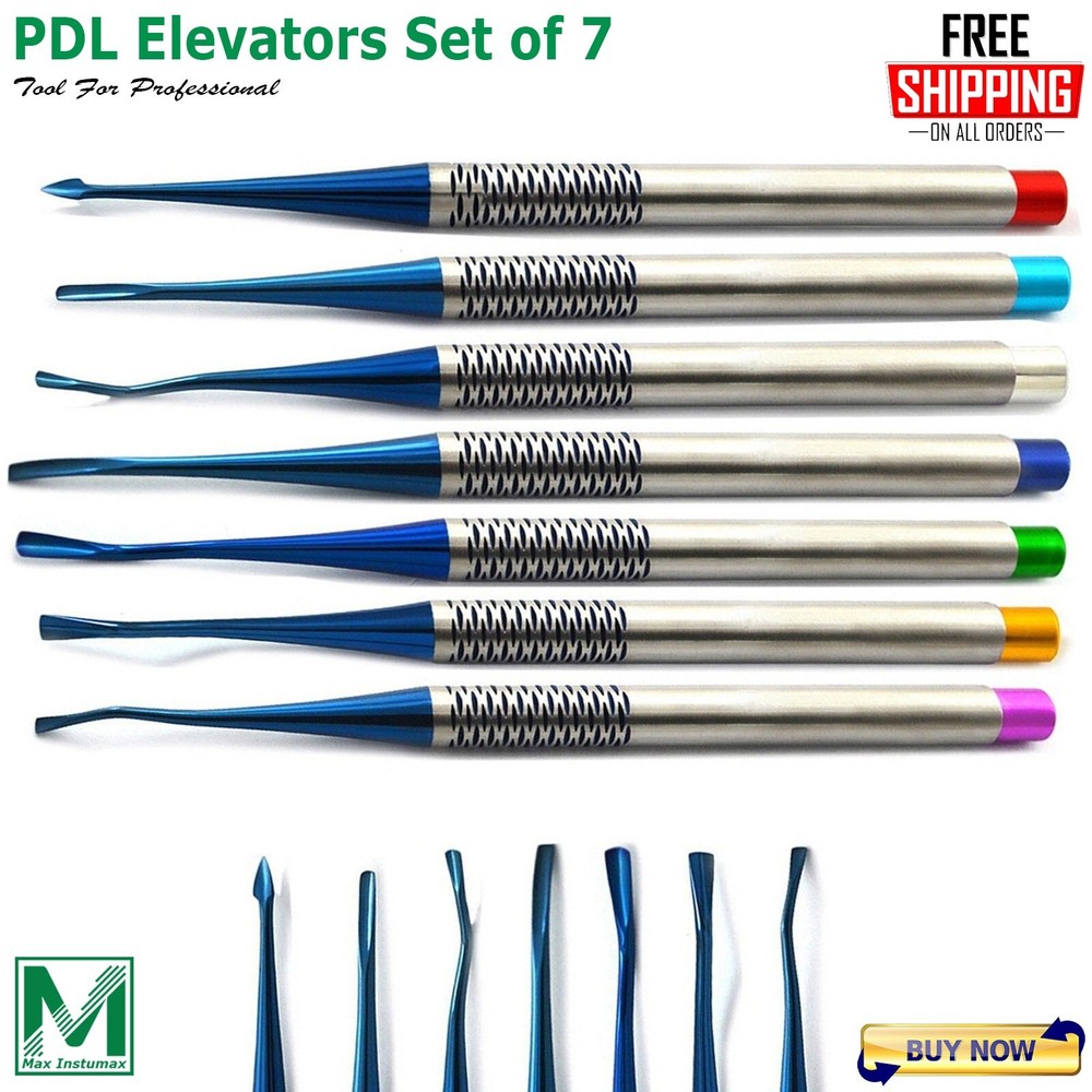 Dental Luxating Elevators PDL Periotome Luxation Root Extracting Extraction Kit