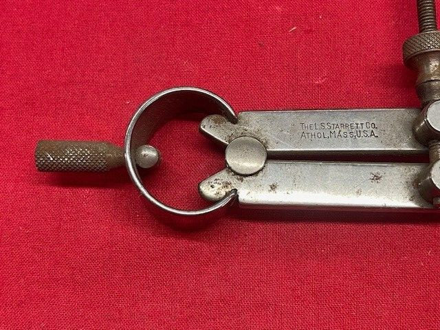 Starrett 83A-6 Yankee Spring-Type Dividers Solid Nut 6" RUSTY