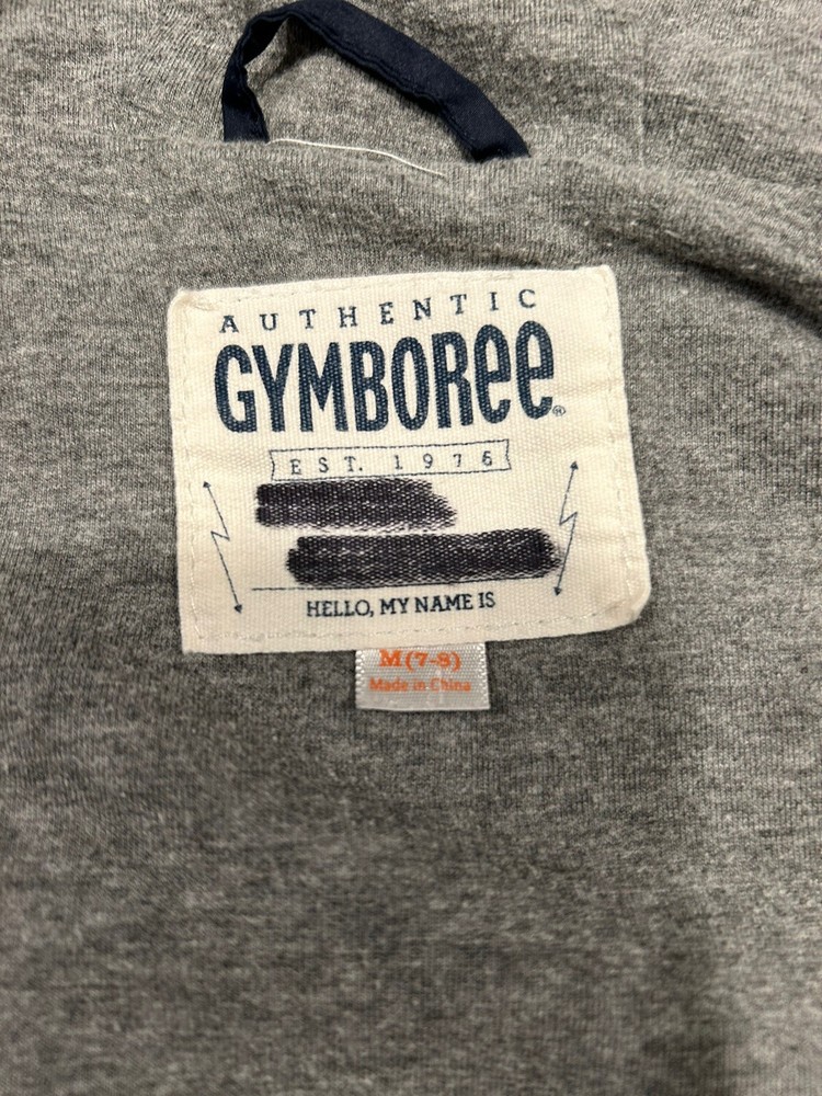 Gymboree Boys Large (10-12) & Medium/Lined (7-8) Hooded Windbreakers (Zip)