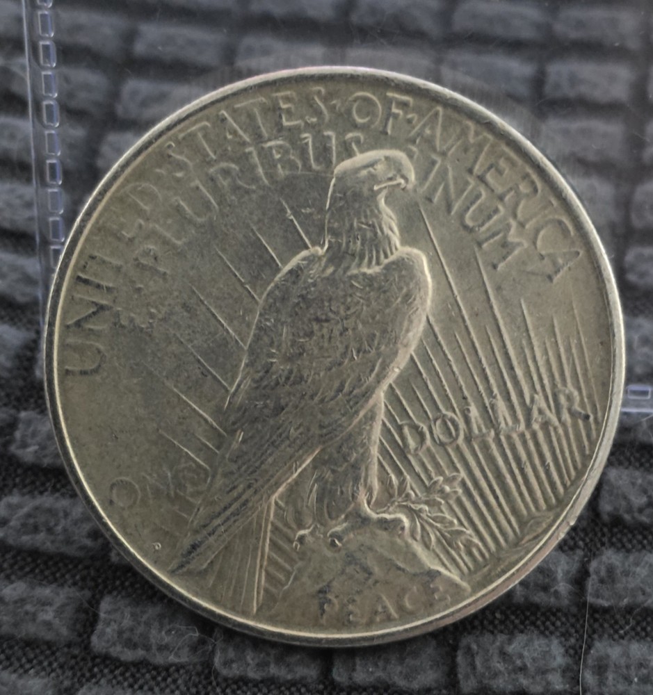 1923 Peace Dollar Silver Coin, Great Lines