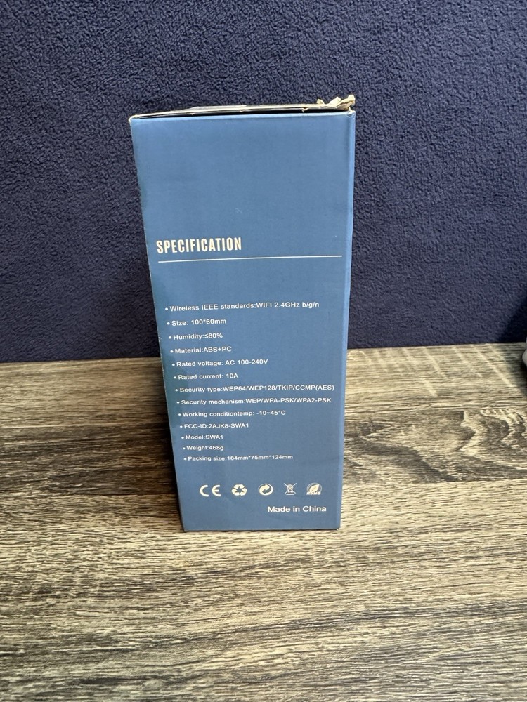 Wi-Fi Smart Socket Plug Compatible with Alexa
