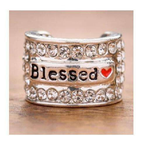 CharMED Stackable Personalize Stethoscope Bling Charm | Blessed
