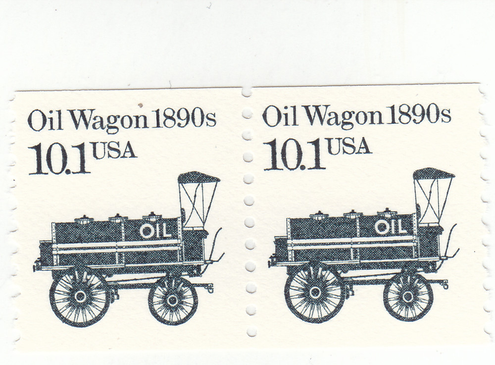 Scott #2130 - 10.1 cent Black -   10 Vert. Coil pair - MNH