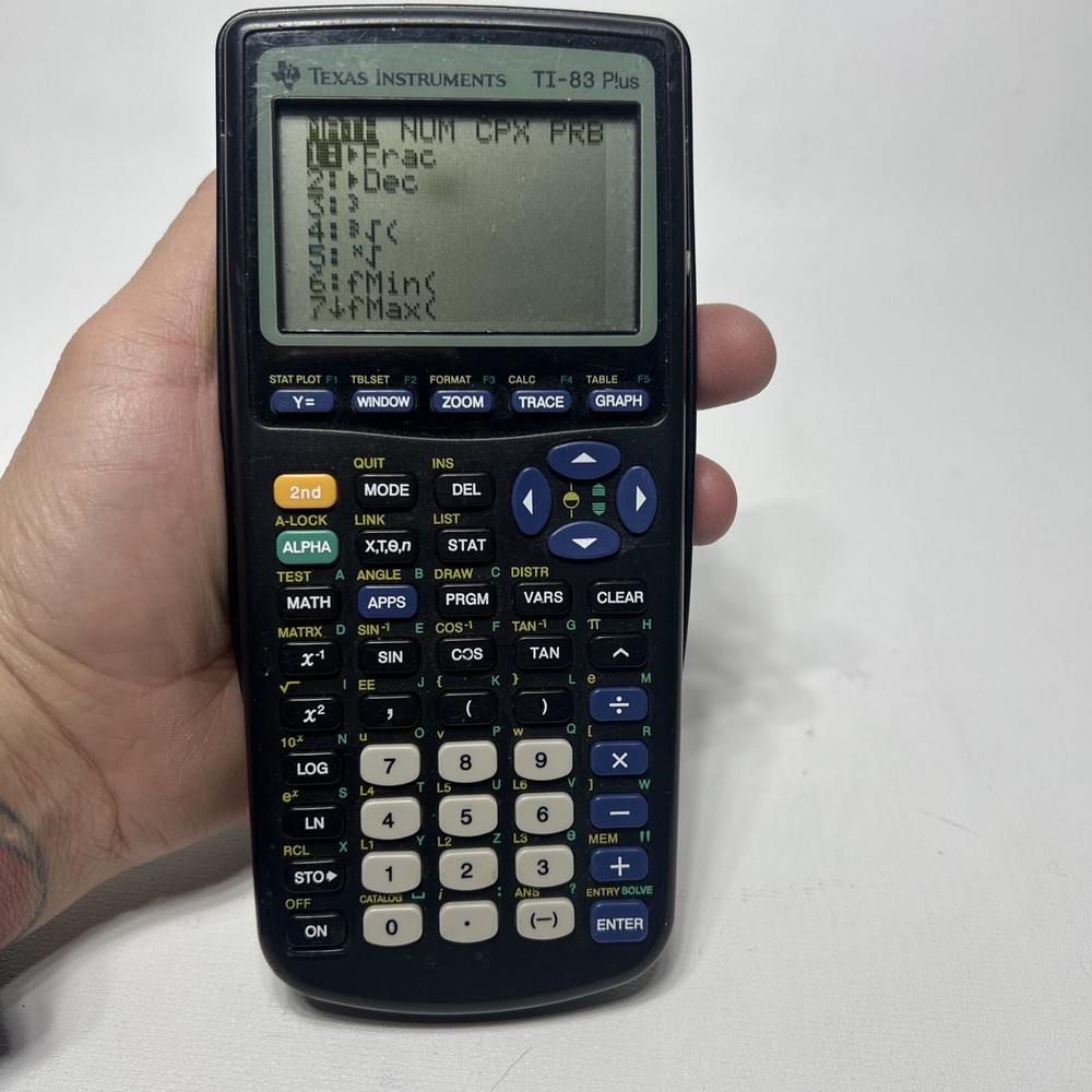 Texas Instruments TI-83 Plus Graphing Calculator Black - Tested