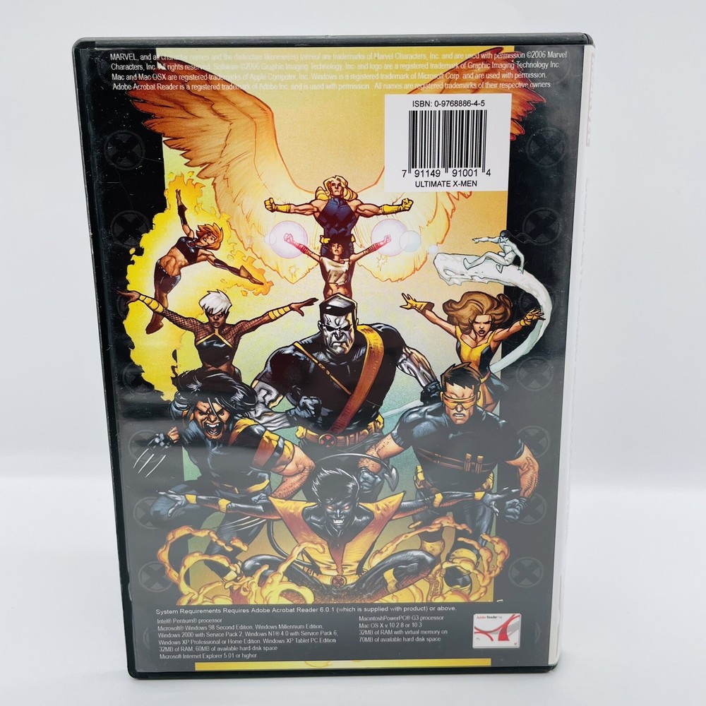 Marvel Comics Ultimate X-Men Complete Comic Book Collection CD-ROM Mac Windows