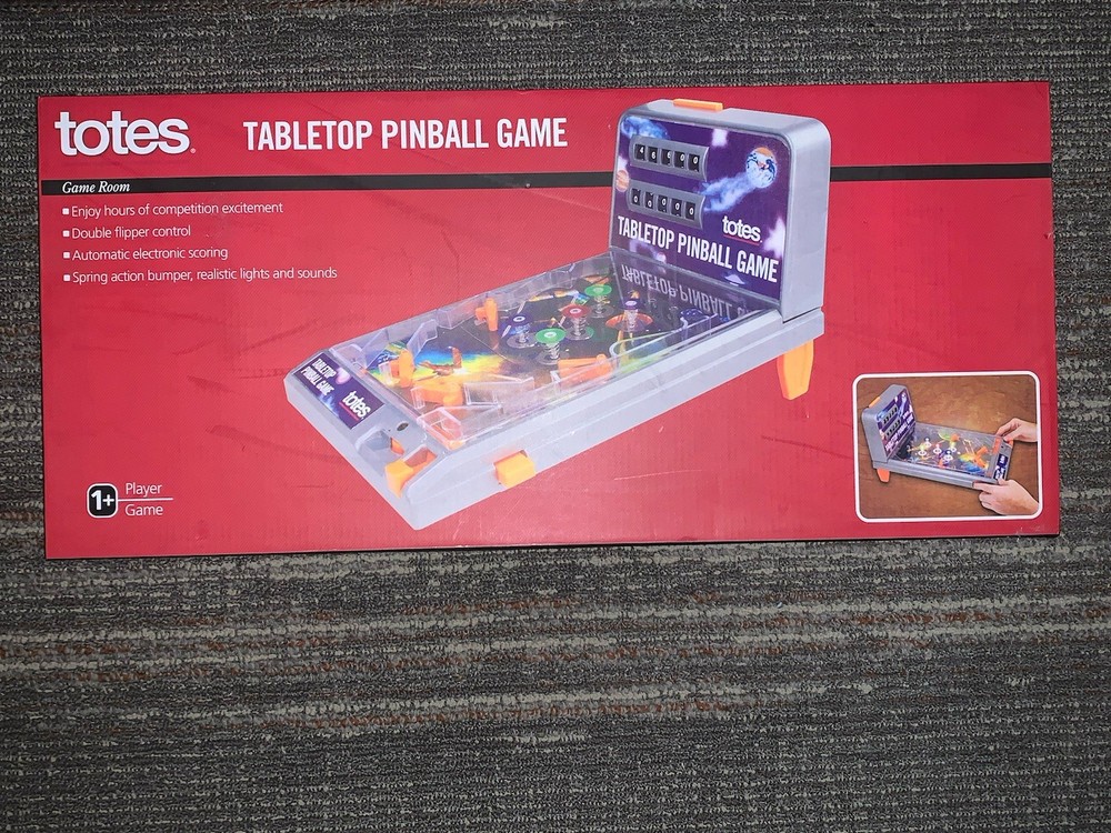 Totes Tabletop Pinball Game