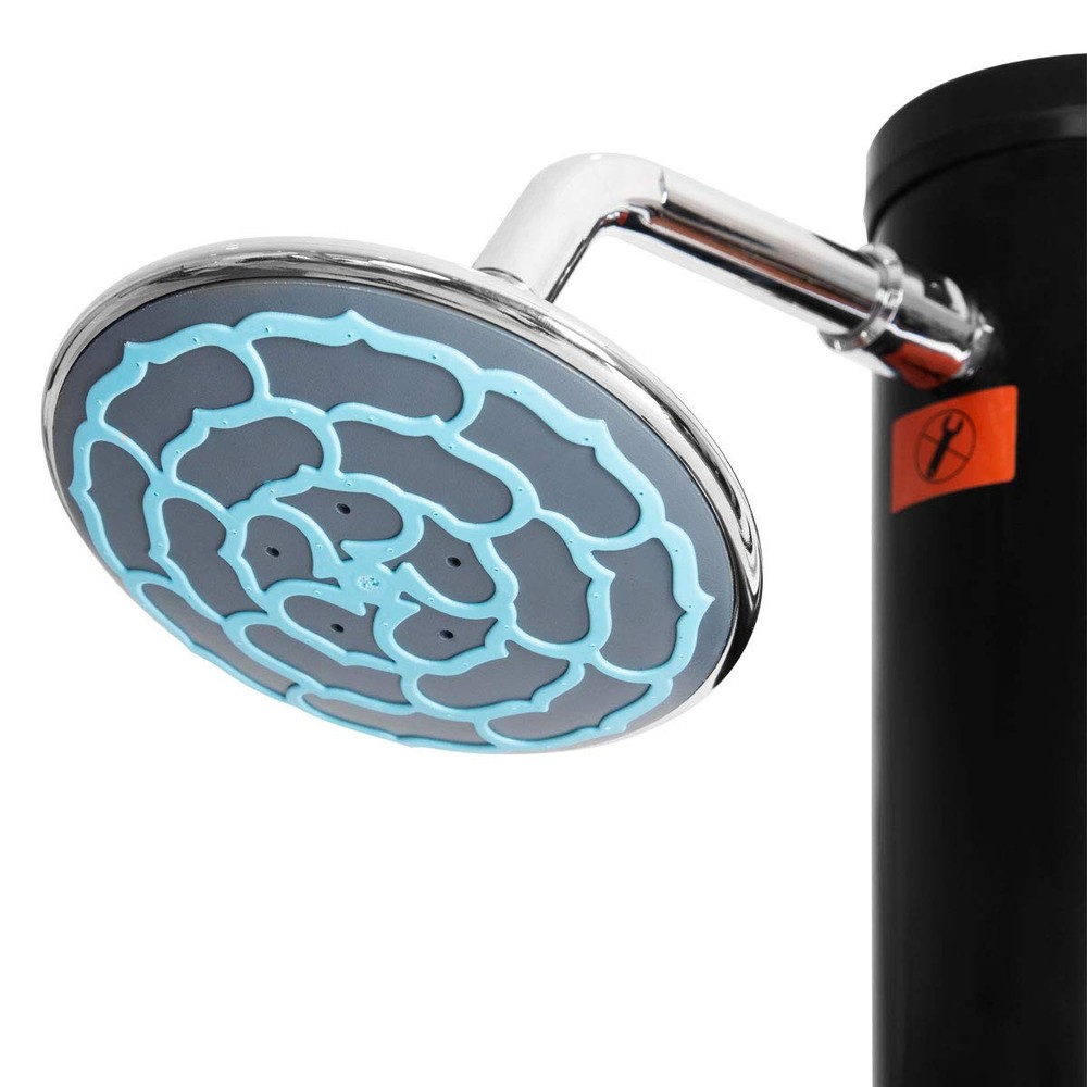 7.2Ft 2-Section Solar Heated Shower Garden Backyard Poolside Beach Pool Spa