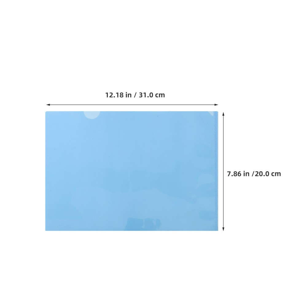 24 Pcs Plastic Document Holder Folder Clear Folders for Documents