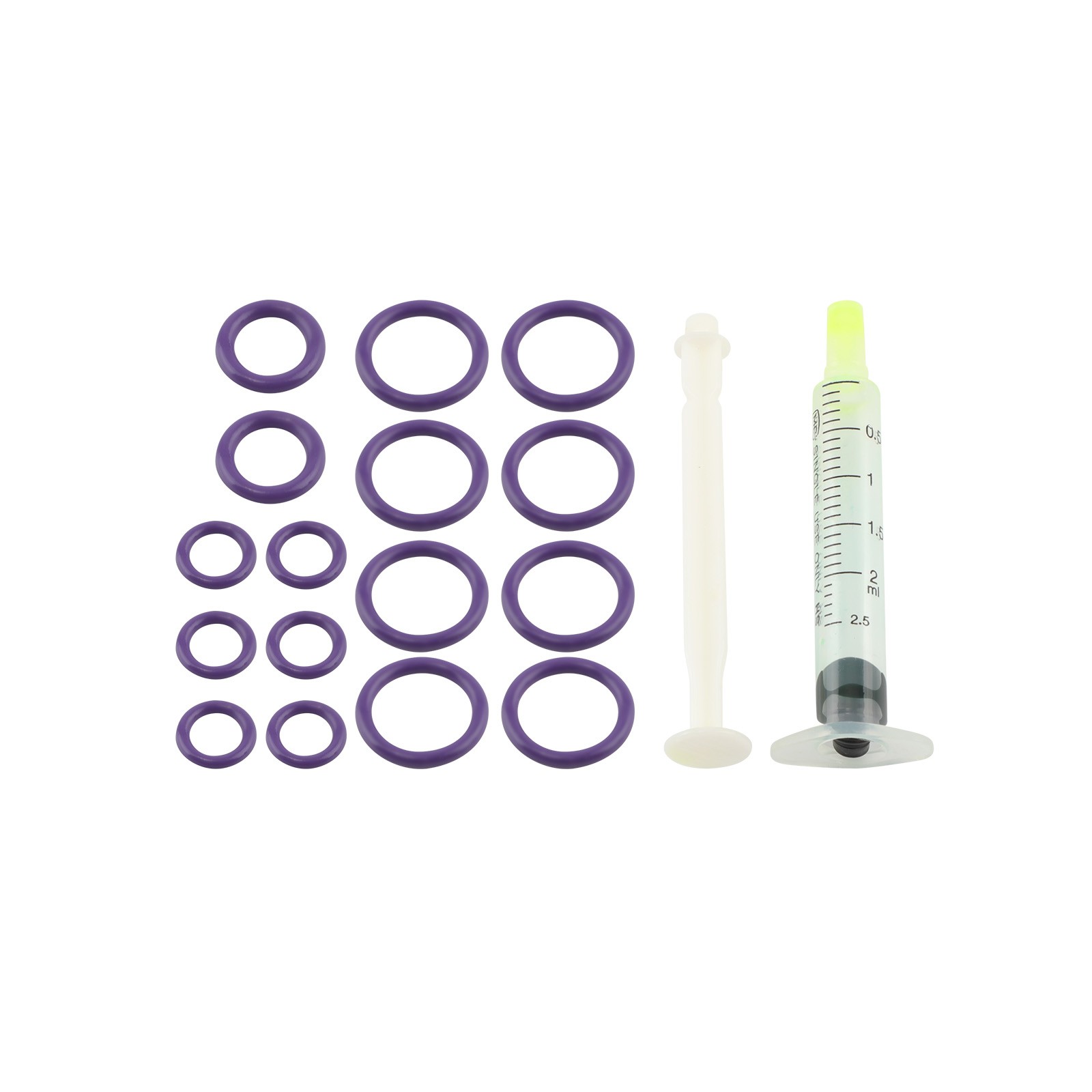 134a A/C Air Conditioning Hose Kit R-Ring Fittings & Drier & Switch AC Hose Kit